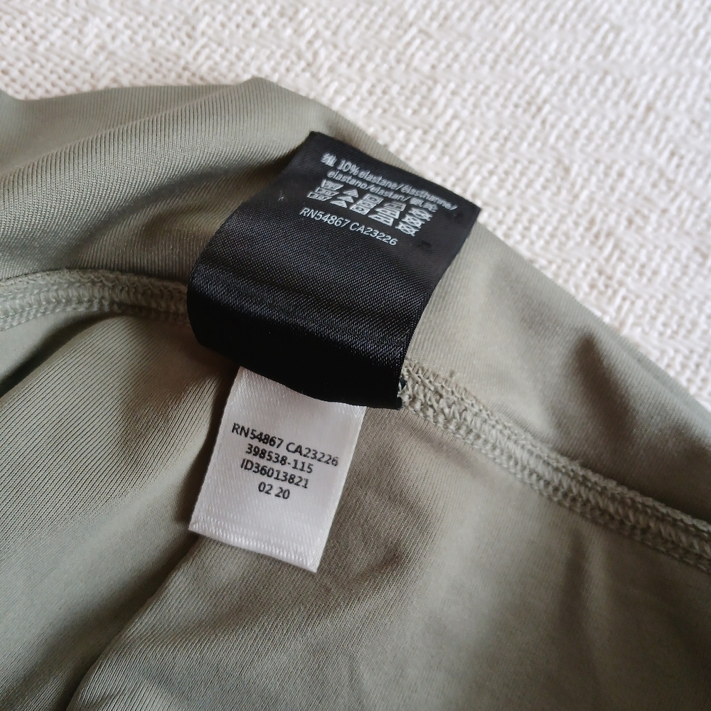 PINK ♡ sport gym to swim shorts green victorias secret beach ruched xl boy booty - Picture 5 of 7